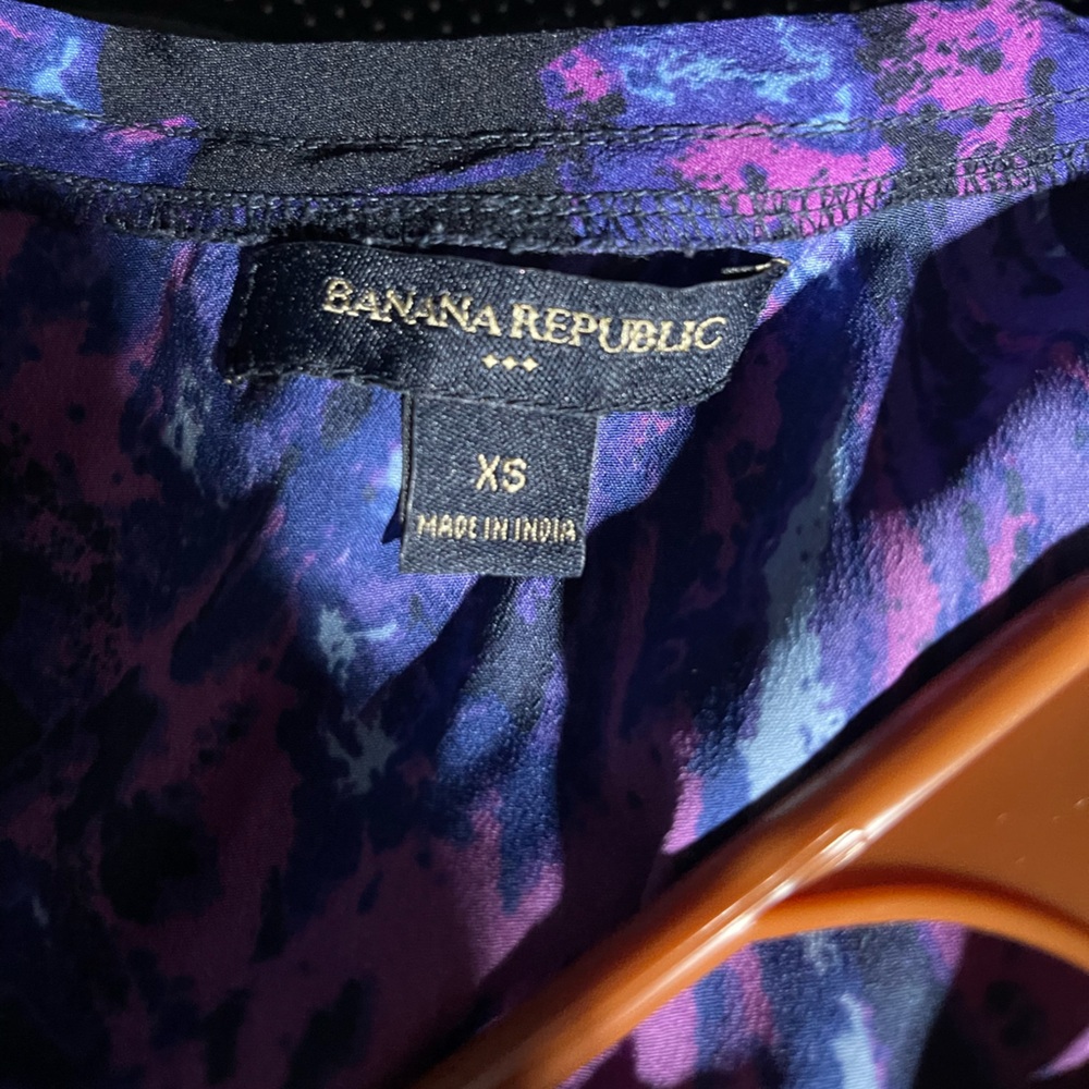 Banana Republic Multicolor Patterned Blouse